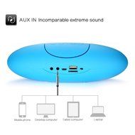 WESDAR Portable Wireless Stereo Bluetooth Speaker with LED Lights, Compatible with all Bluetooth Devices Bl-049 N4