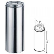 281806 6"x 18" Length Dura-Tech Chimney- SS