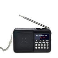 Timorn Portable Digital Receiver Supports TF Card/USB/MP3 format/FM Radio Function (Black) N9