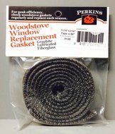 AWP130 Self Stick Adhesive Gasket Wood Pellet Stove Window Glass Door Black Tape