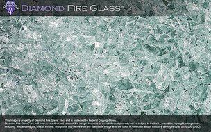 Clear Diamond - Fireplace Glass - 60 LBS.