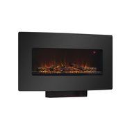 Wall Mounted/ Stand Electric Indoor Portable Fireplace Heater for Sale, 36 in. Glass, Black, Brand New
