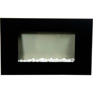 Warm House OWF-10303 Oslo Wall-Mounted LED Fireplace with Color-Changing Flame Effect N3