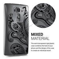 kwmobile Elegant and light weight Crystal Case Design Indian sun for LG G Flex 2 in light pink white transparent N8