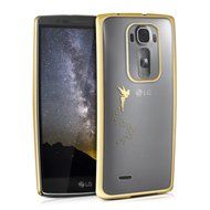 kwmobile Elegant and light weight Crystal Case Design Indian sun for LG G Flex 2 in light pink white transparent N9