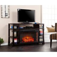 Stockton Media Electric Fireplace - Ebony Stain