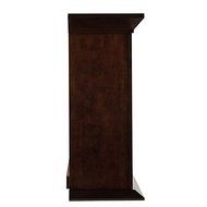 Bayard Espresso Stacked Stone Electric Fireplace N3