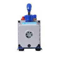 HomCom Single Stage 4 CFM Rotary Vane Vacuum Pump - Blue/Silver N4