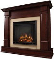 Silverton electric in Dark Mahogany Real Flame Silverton G8600ED