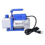 HomCom Single Stage 4 CFM Rotary Vane Vacuum Pump - Blue/Silver N5