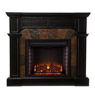 Electric Fireplace Heater Remote Control Adjustable Heat Free Standing 1500w N3