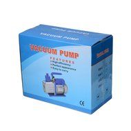 HomCom Single Stage 4 CFM Rotary Vane Vacuum Pump - Blue/Silver N6