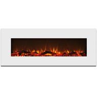 Elite Flame Ashford 50" Electric Wall Mounted Fireplace White