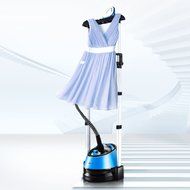 1350ml Professional Garment Clothes Fabric Dual Bar Steamer Portable Blue NEW N8