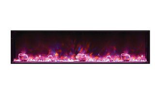 Amantii BI-60-DEEP - 60" wide x 12" deep - Electric Fireplace