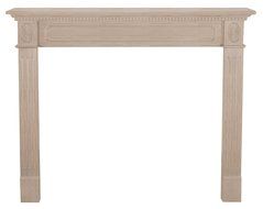 Pearl Mantels 711-48 Sweetheart Unfinished Fireplace Mantel, Interior Opening 48-Inch Wide by 42-Inch High N2