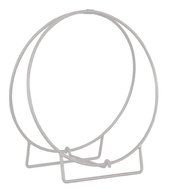 UniFlame 36-Inch Stainless Steel Log Hoop with 1/2-Inch Solid Stock