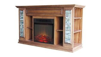Boston Stone Electric Fireplace