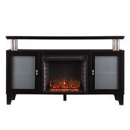 Cabrini Media Fireplace - Black