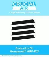 4 High Efficiency Replacement Honeywell Carbon Filters Fit FD-070, HFD-120, HFD-12-Q, HFD-12-TGT, HFD-123-HD,...