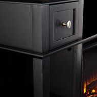 Dayton Media Fireplace - Black
