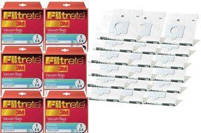 18 Kenmore 3M Filtrete Style C, Style Q 5055 20-50557 Progressive, Intuition Canister Vacuum Bags 68700A-6, 18...
