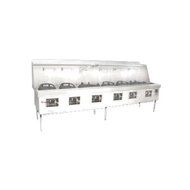 Town Equipment M-6-SS Gas 6 Chamber Wok Range