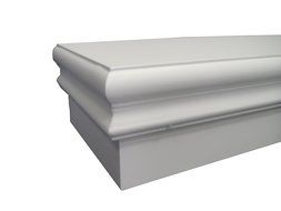 Montego 5 Ft. White Fireplace Mantel Shelf