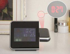 New Arrival Projection LCD Digital Alarm Clock Projector Color Display LED Backlight Table Desktop Clocks N5