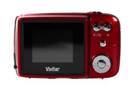 Vivitar 9112 4X Digital Zoom 9.0 MP Red Digital Camera