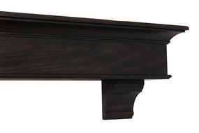 Pearl Mantels 424-60-20 Manhattan Espresso 60" Mantel Shelf N2