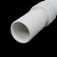 uxcell Bathroom Washroom Washing Machine Drain Hose 38cm Length Light Gray N4