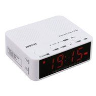 ZHPUAT Portable Bluetooth Alarm Clock Radio with FM Radio, Wireless Speaker, Aux-In and TF Card Music, USB Charging... N7