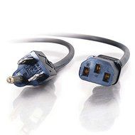 C2G / Cables To Go 29928 16 AWG Universal Power Cord, Black (8 Feet) N3
