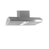 Imperial 36 inch W x 24 inch D Slim Line Island Mount Range Hood, 735 CFM, For Ceilings 7&#039; - 11&#039;, Black or White N2