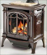 Napoleon Bayfield Direct Vent Cast Iron Stove Winter Frost, Propane