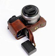 xhorizon TM FL1 Full Protection Bottom Opening Version Protective Leather Camera Case Bag with Tripod Design for... N33