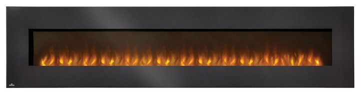 Napoleon EFL100 Linear Wall Mount Electric Fireplace, No Heat, 100-Inch