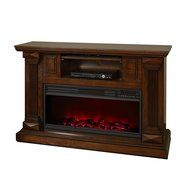 Lifesmart Products LDFP0017US 48" Infrared Mantel Fireplace, Oak