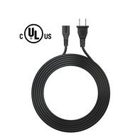 [UL Listed] Pwr+ 6Ft 2 Prong Polarized Power Cord for Arris Router Modem; Vizio, Sharp Sanyo Emerson TV; Sony... N10