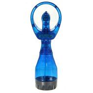 Water &amp; Wood Mini Blue Portable Battery-operated Desktop Water Spray Cooling Cool Cooler Fan For Travel