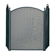 Uniflame, S-3652, 3 Fold Large Diameter Black Screen with Woven Mesh