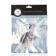 Cable Matters 2-Pack, Gold Plated 3.5mm Stereo Audio Cable in Black 3 Feet N2