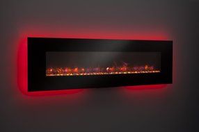 GreatCo Gallery Series Built-in Electric Fireplace, 70-Inch N2