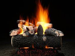 Premium Hargrove Select 18 inch Gas Log Set with Burner