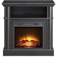 31" Mainstays Media Fireplace Heater for TV's up to 42" Provides Heating up to 400 sq ft and A Flame with or without...