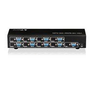 Portta PET0102V 2 Port 1x2 VGA Splitter with 3.5mm Stereo Audio support Bandwidth 500MHz 1080p N3