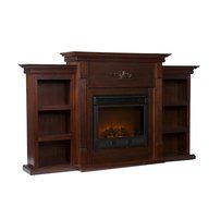 Holly &amp; Martin&trade; Fredricksburg Electric Fireplace with Bookcases - Espresso