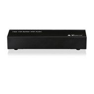 Portta PET0102V 2 Port 1x2 VGA Splitter with 3.5mm Stereo Audio support Bandwidth 500MHz 1080p N4