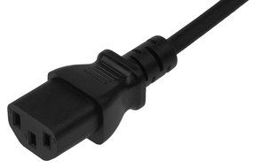 SF Cable, 6ft 14 AWG Universal Power Cord - IEC320 C13 to NEMA 5-15P SJT 15A